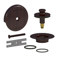 Watco QuickTrim Bronze Lift and Turn Tub Stopper, 1H Overflow Trim Kit 59290-BZ